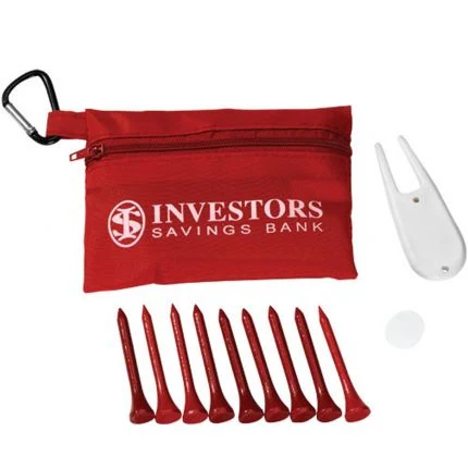 Full Color Deluxe Golf Kit in Zippered Pouch 1