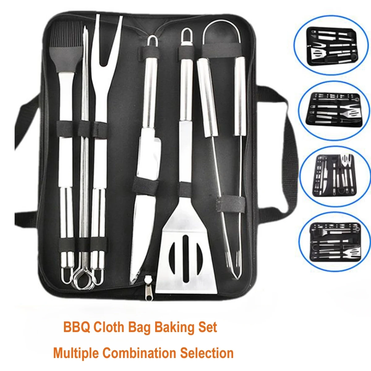 BBQ Grill Accessories 9 PCS Stainless Steel Grilling Tools 1