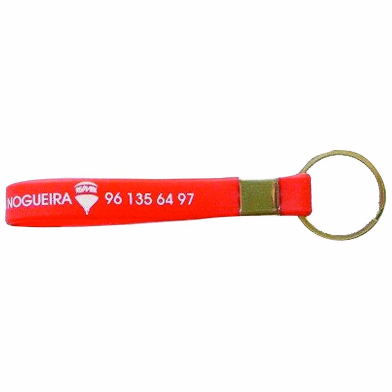 1/2" Silicon Printed Keytag