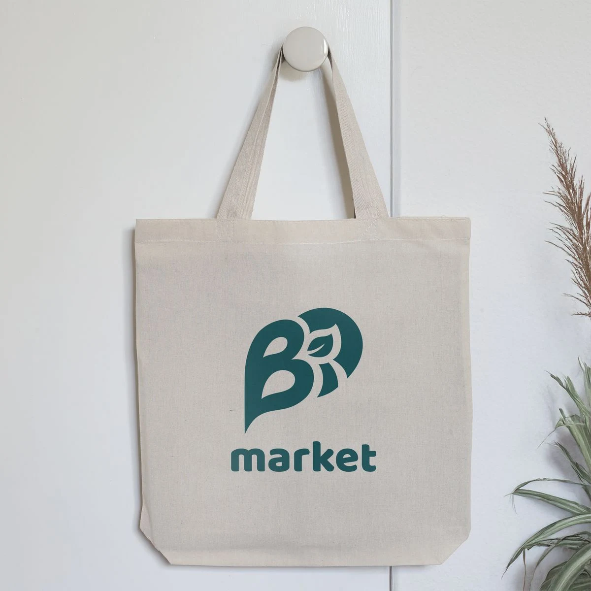 Econo Recycled Tote Bag, custom tote bag with logo imprint 1