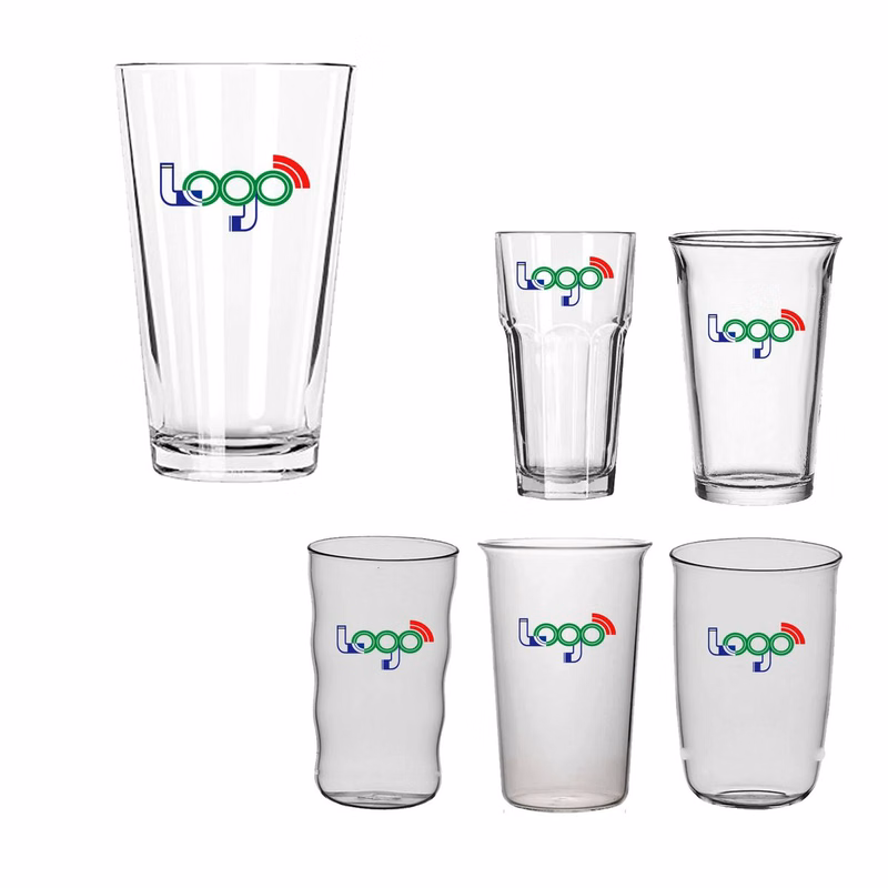 16-Ounce Dishwasher-Safe Glass Cup