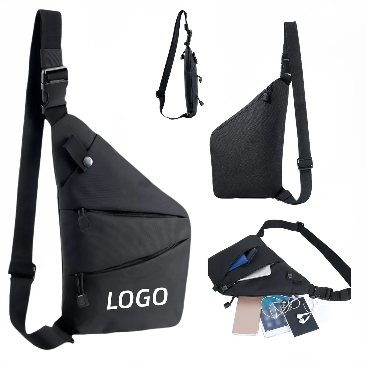 Outdoor One-Shoulder Crossbody Anti-Theft Bag 1