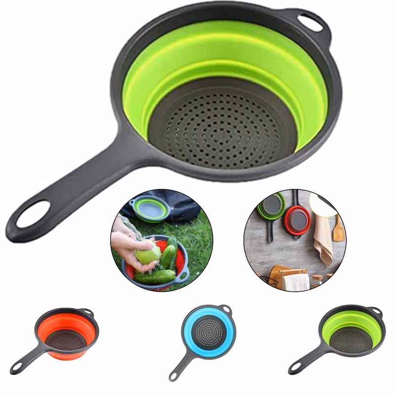 Kitchen silicone Colanders