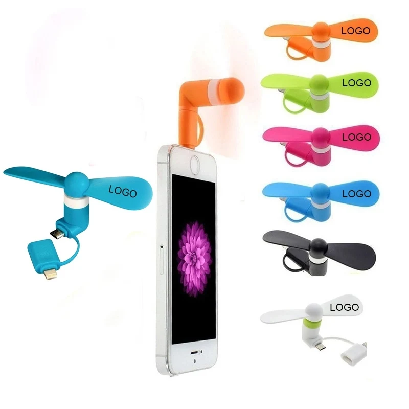 2 In 1 Mini USB Fan For Phone 1