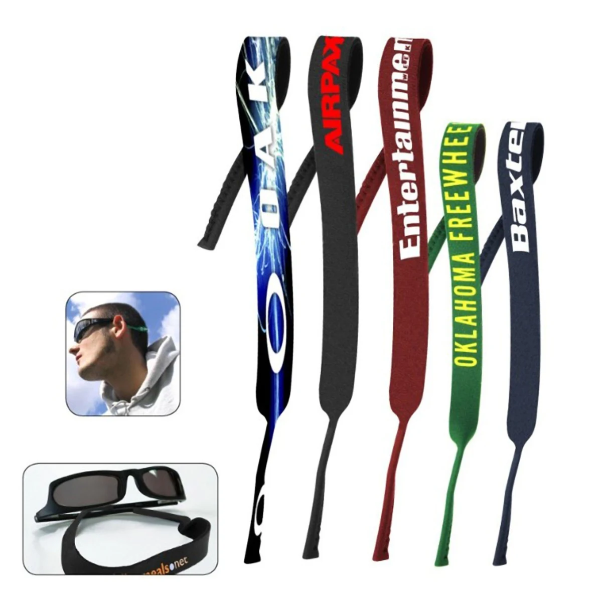 Laminated Neoprene Eyeglass Strap 1