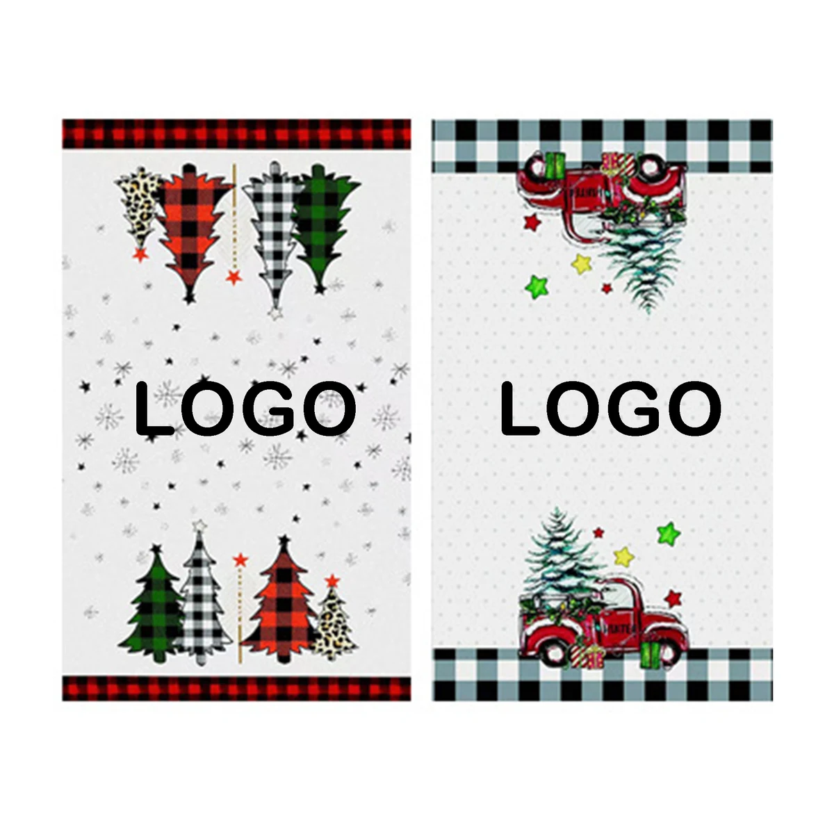 Christmas Festive Hand Towels 1
