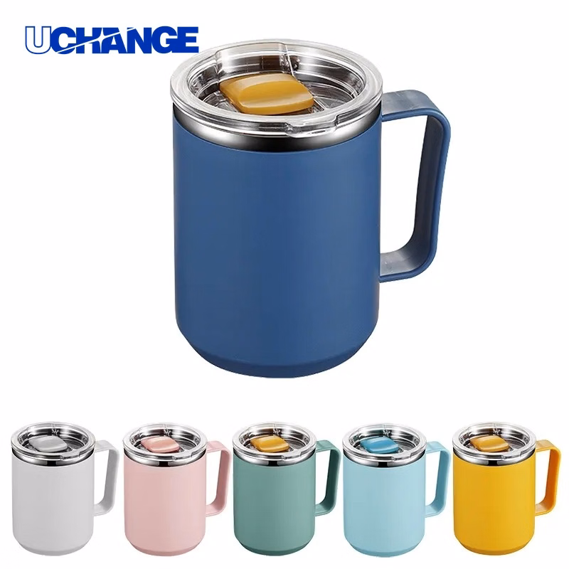 16oz Stainless Steel Coffee Mug Drinkware for Worksites & Daily Commutes