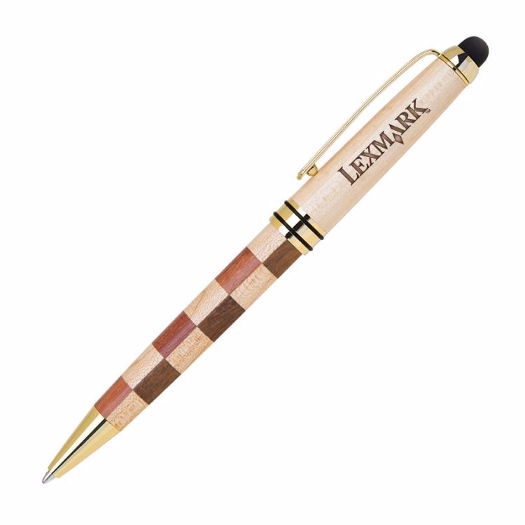 Custom Maple Rosewood Stylus Pen