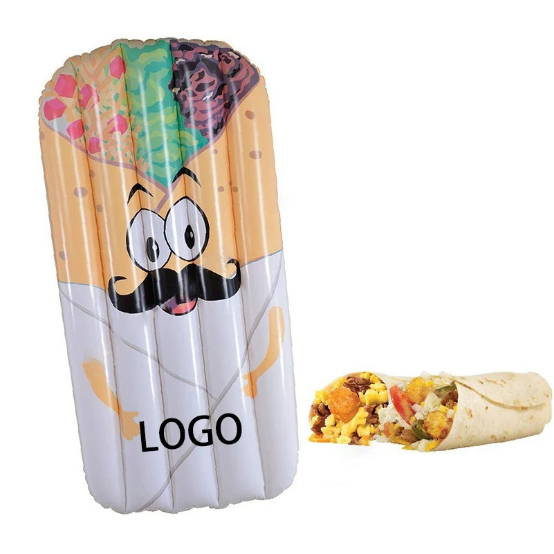 Burrito Inflatable Lounge Pool Float 1