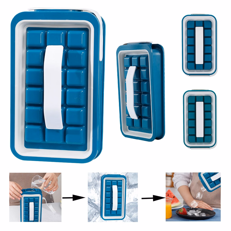 Ice Cubes Tray Ice Cubes Maker w/ Handle