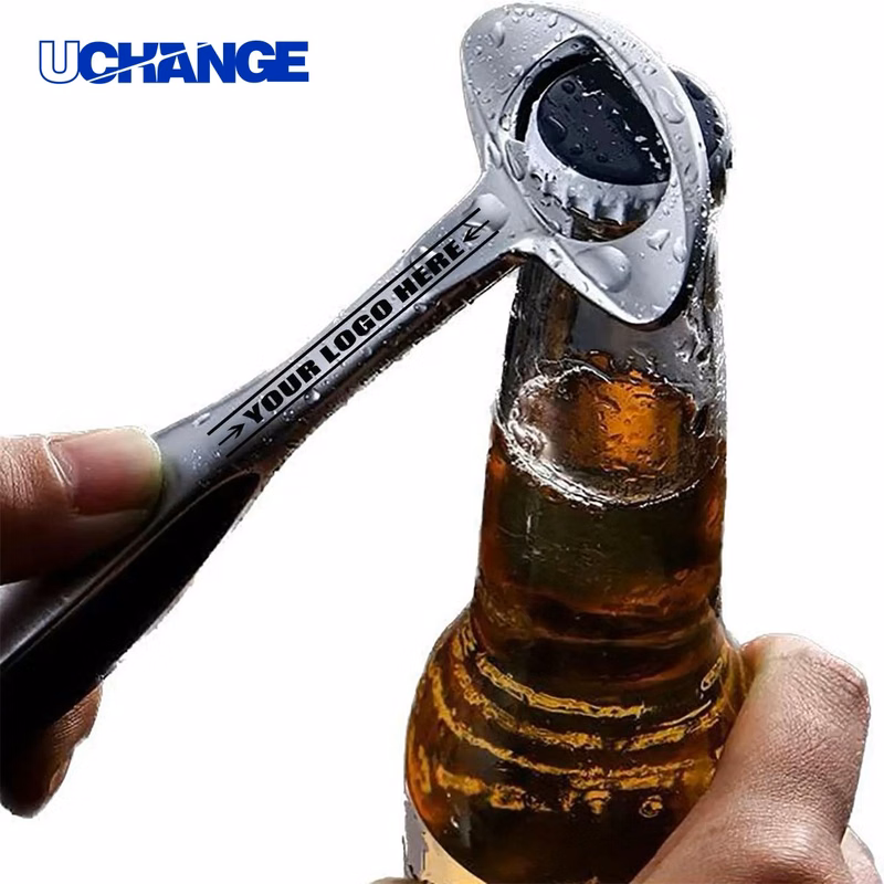 Long-Handled Zinc Alloy Beer Bottle Opener Tool