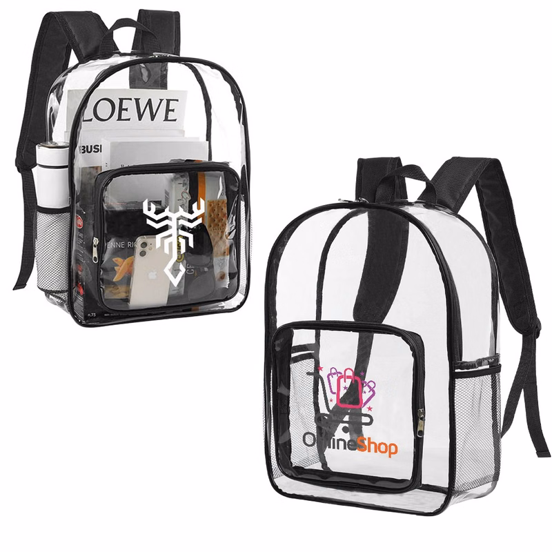 Heavy Duty Clear Security Backpack