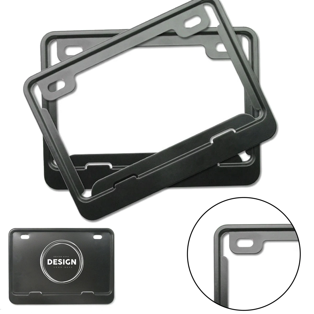 Motorcycle Plate Frame 1
