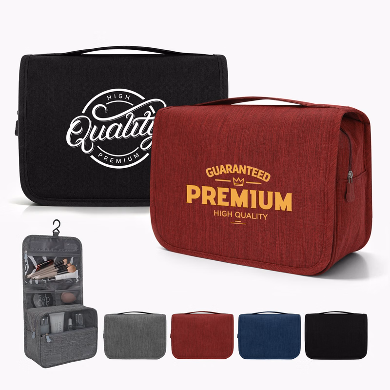 Water-Resistant Hanging Travel Toiletry Bag