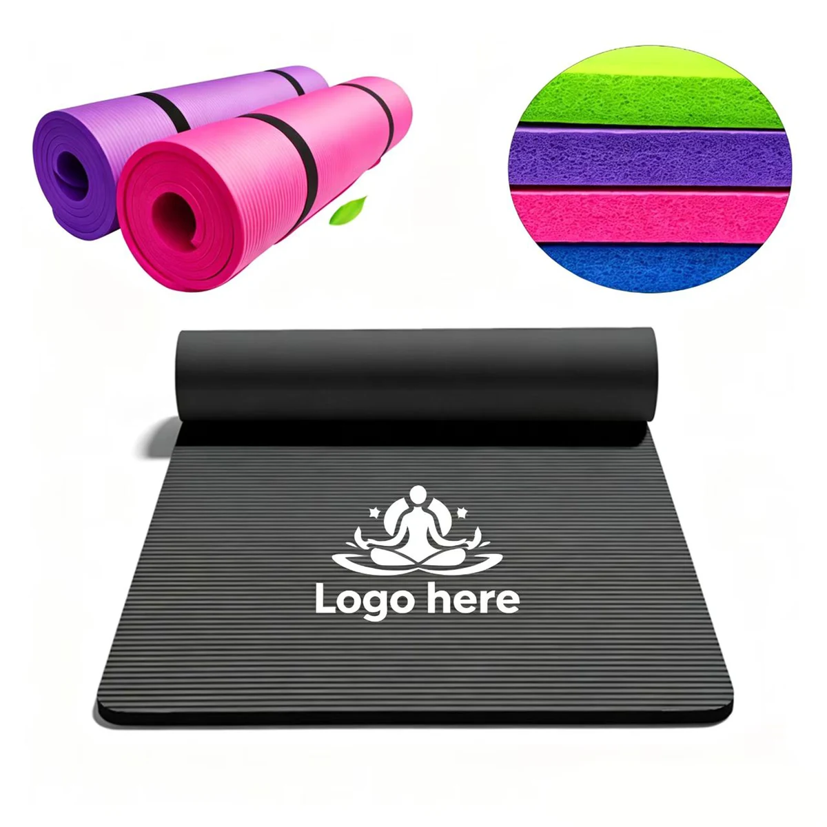 Extra Thick NBR Yoga Mat 1