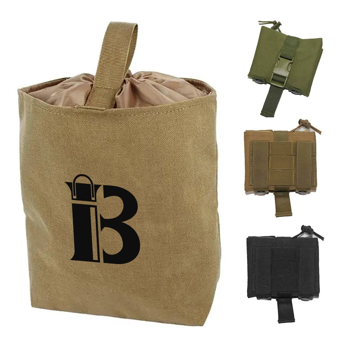Outdoor tactical folding recycling bag 1