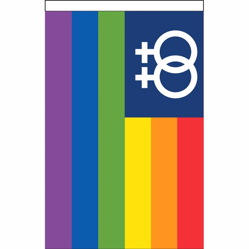 Double USA Venus Deluxe Garden Flag