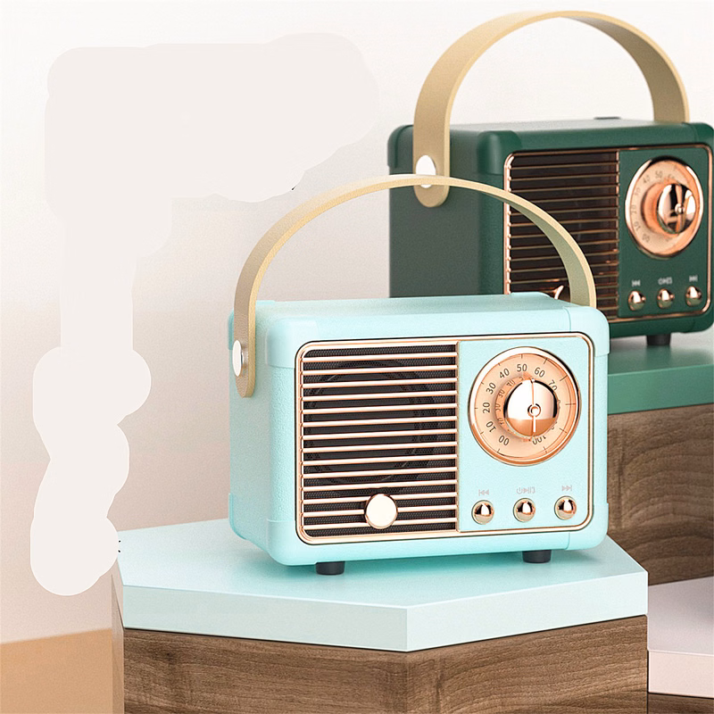 Wireless Mini Vintage Speaker with Rich Bass