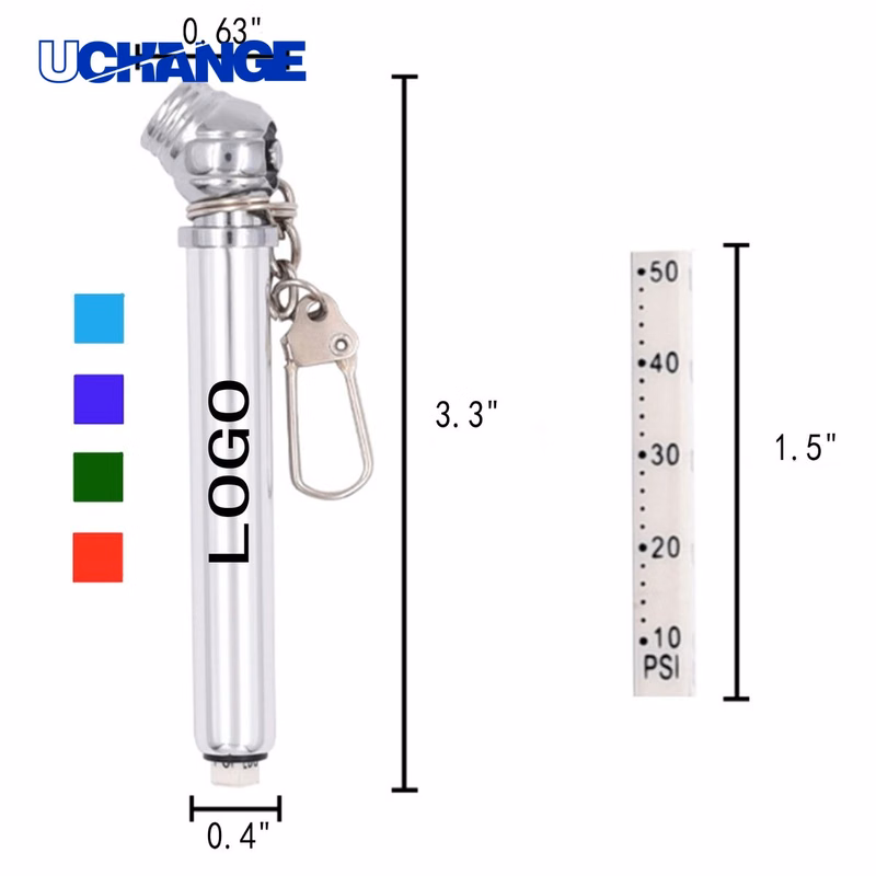 Mini Tire Gauge Keychain