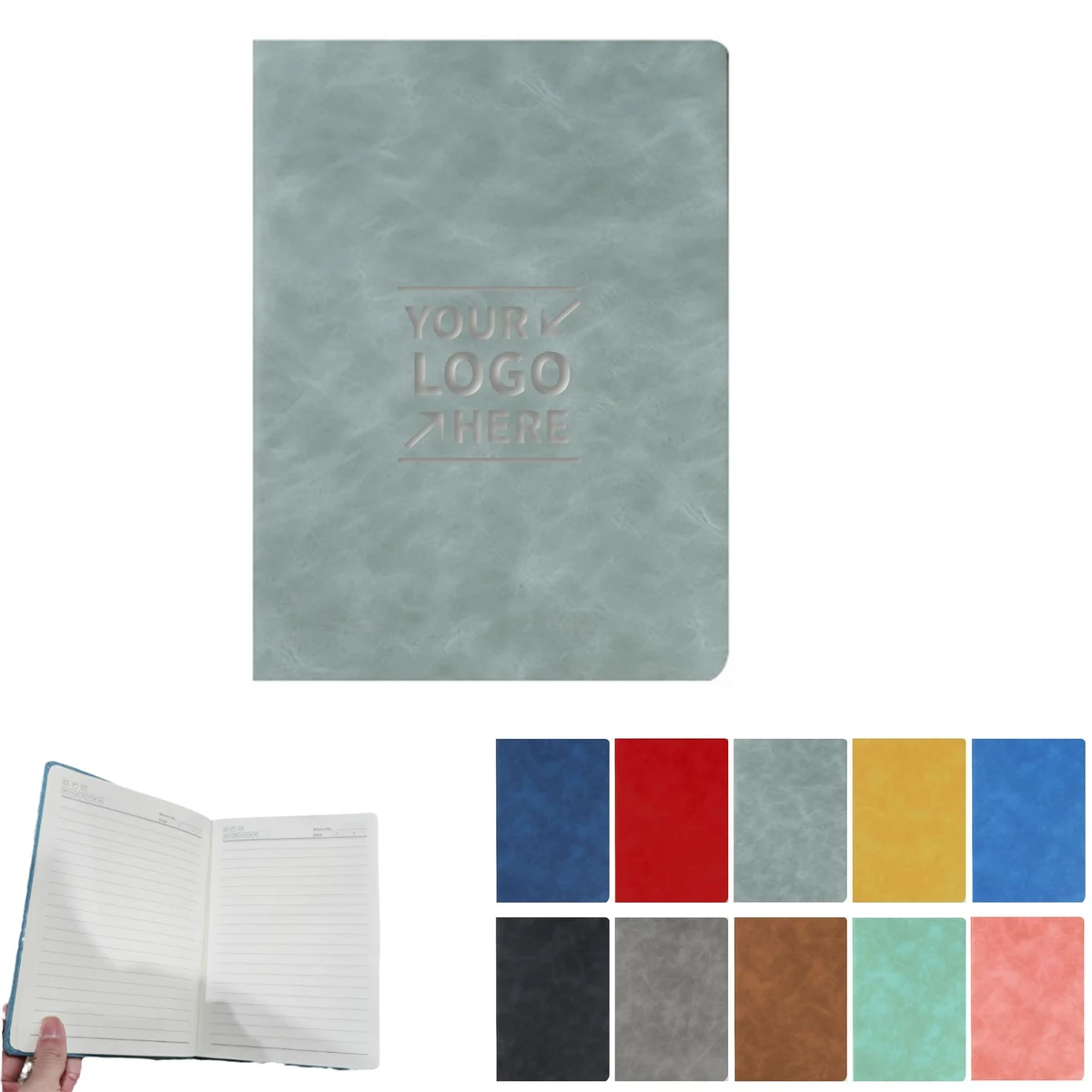 A6 Leather Lined Journal Notebook 1