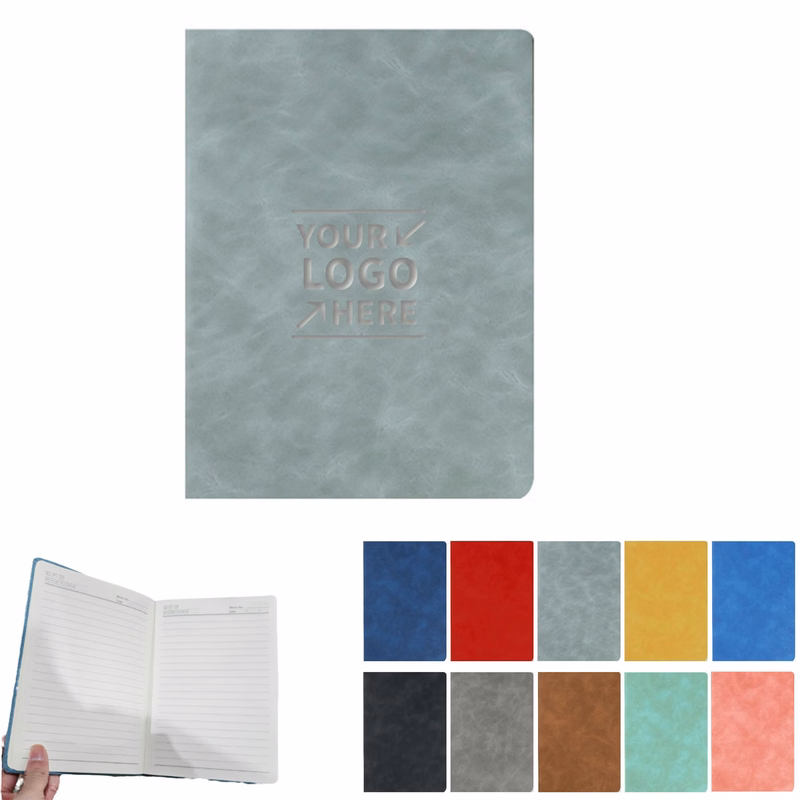 A6 Leather Lined Journal Notebook