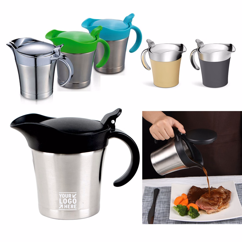 Stainless Steel Double Insulated Gravy Boat/Sauce Jug
