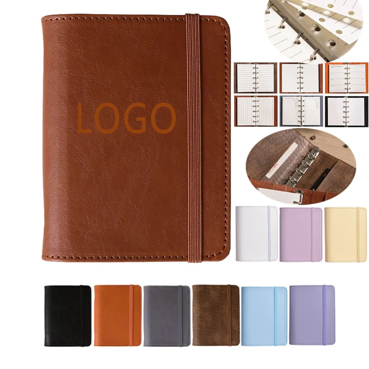 PU Leather Mini A8 Notebook 1