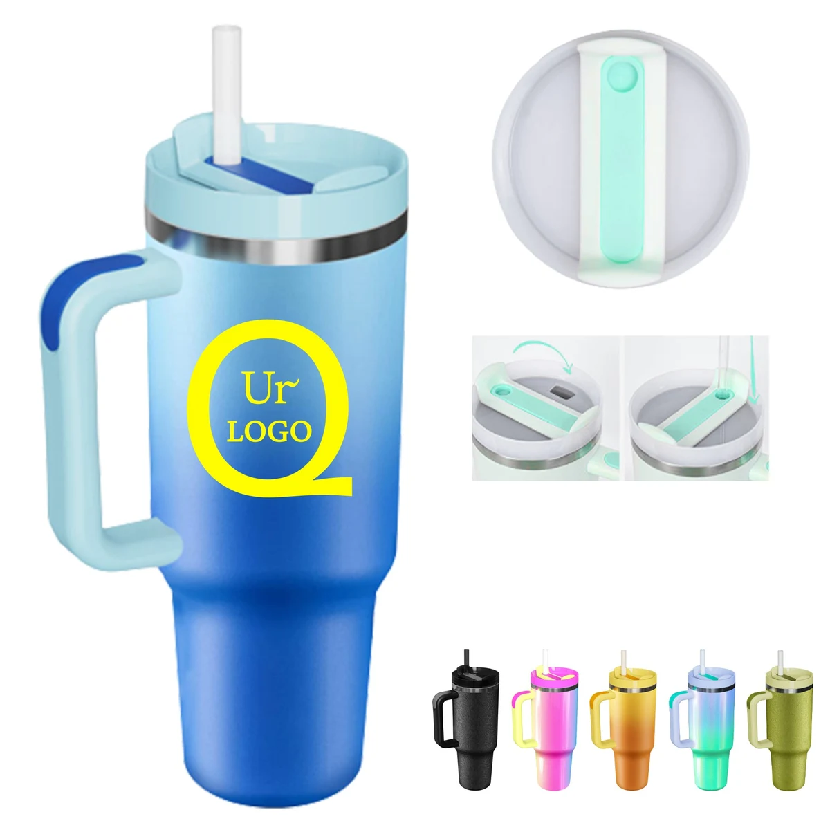 40Oz Gradient Color Ice Tumbler 1