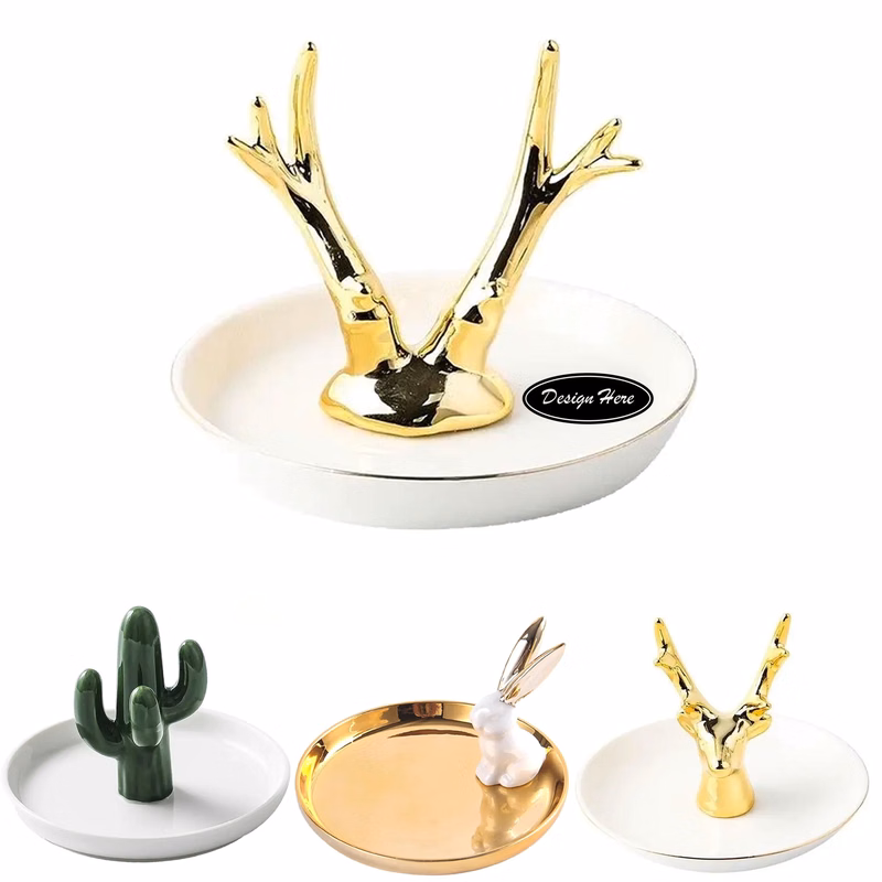 Ring Storage Jewelry Dish Tray
