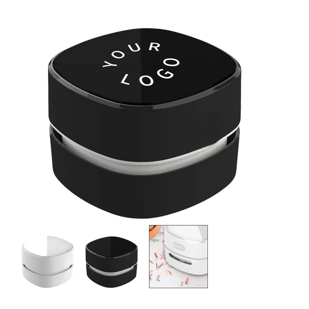 Compact ABS Desktop Vacuum Cleaner with Auto Shutoff 1