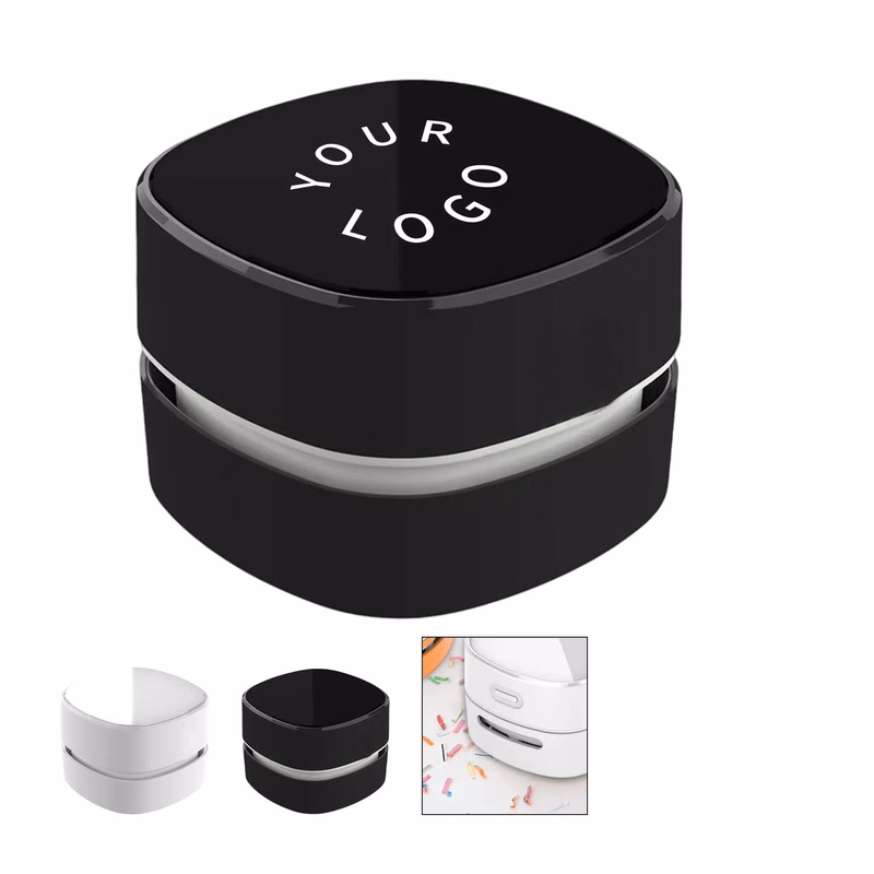 Compact ABS Desktop Vacuum Cleaner with Auto Shutoff
