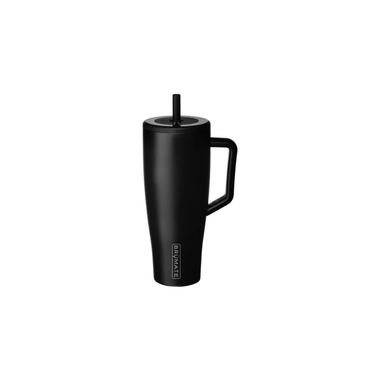 BruMate Era 40oz Straw Tumbler - Matte Black, custom tumbler with logo imprint 1
