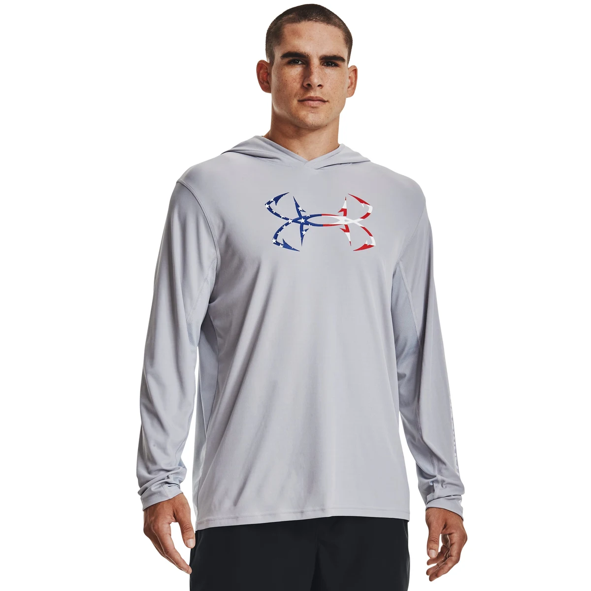 Men's UA Iso-Chill Freedom Hook Hoodie, custom hoodie or sweatshirt with logo imprint 1