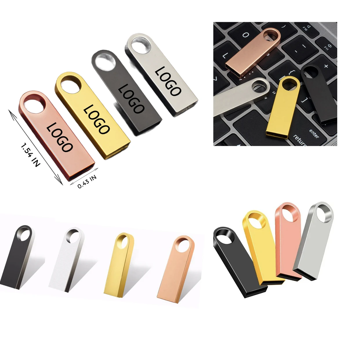 MOQ 100 PCS High - Capacity Portable USB Disk 1