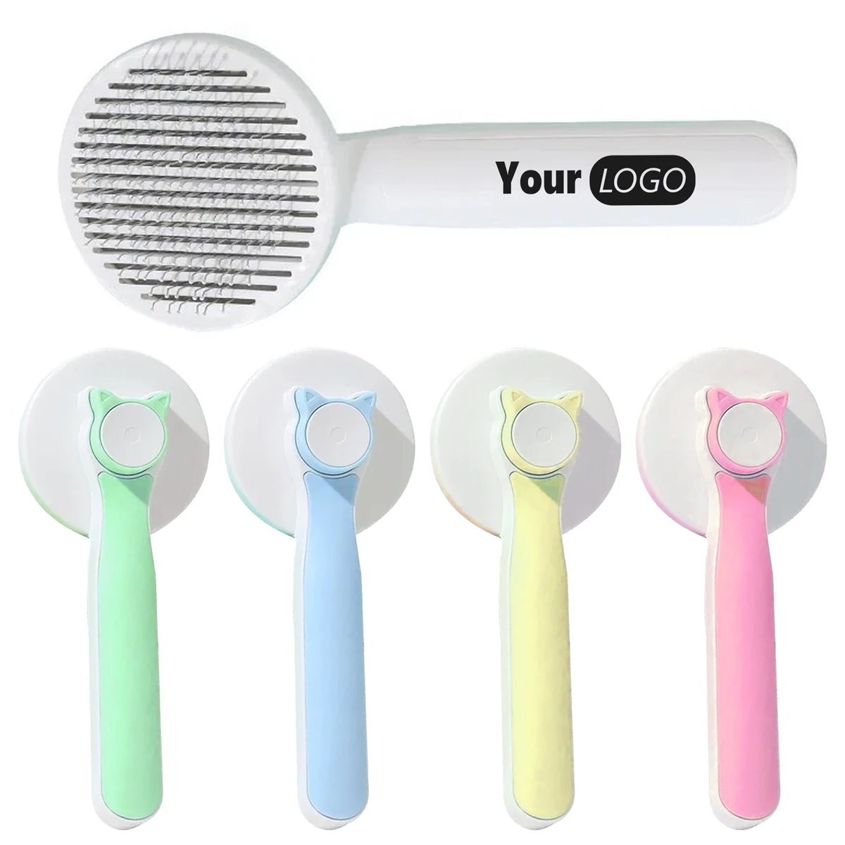 Plastic Adorable And Efficient Pet Grooming Brush 1