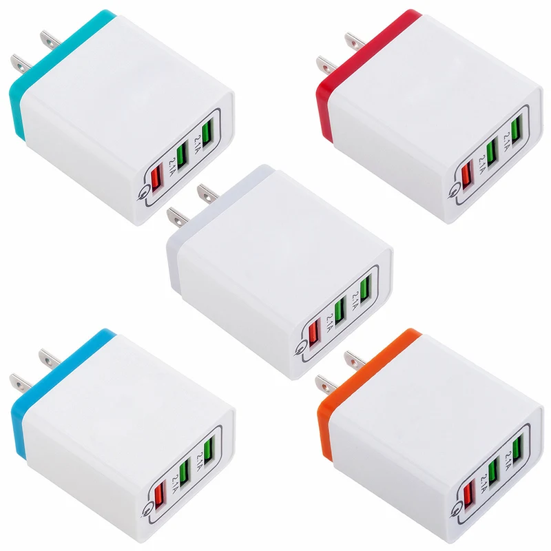 3 USB ports AC Adapter Charger 1