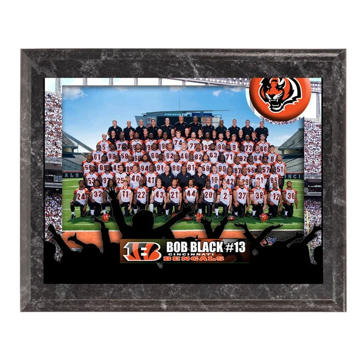 Vibraprint® Black Marble Finish Plaque (Various Sizes) 1