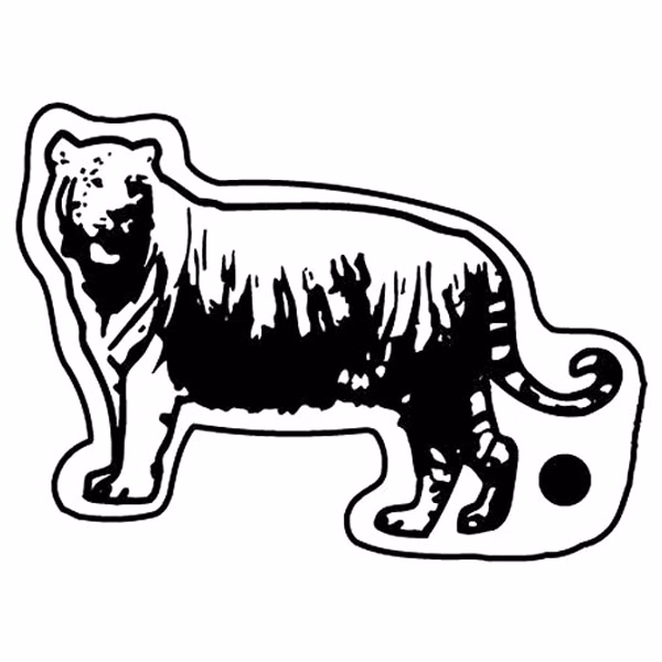 Tiger Standing Key Tag (Spot Color)