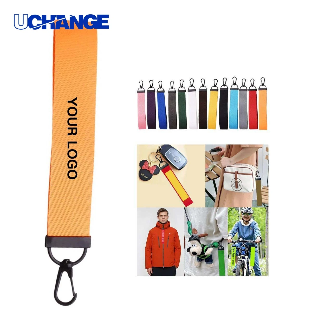 Nylon Ribbon Keychain Lanyard Strap for Everyday Carry 1