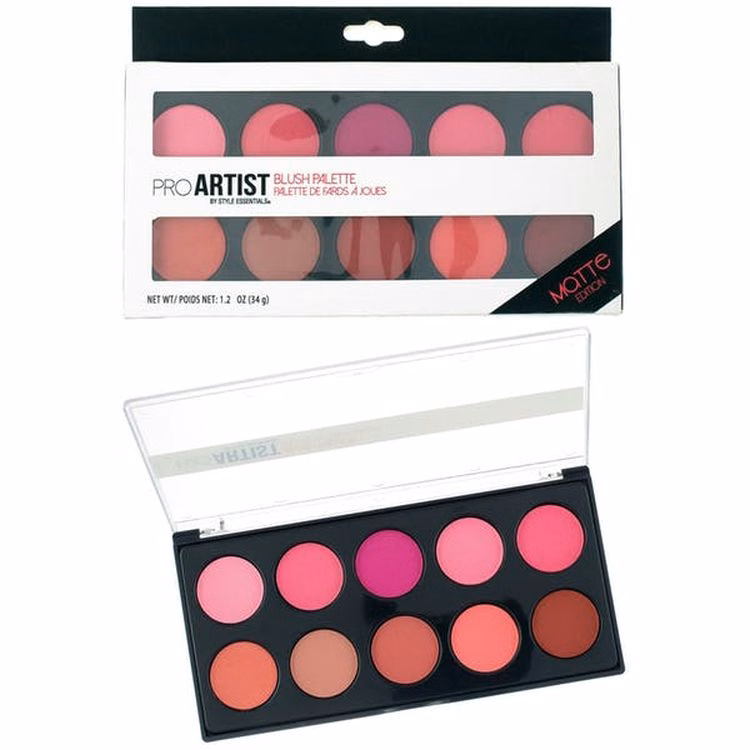 Pro Artist Blush Palettes - 10 Shades Matte