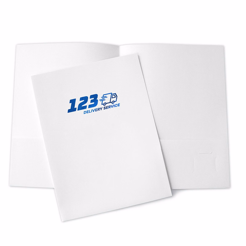 Small Quantity Folders – Std. White Stock