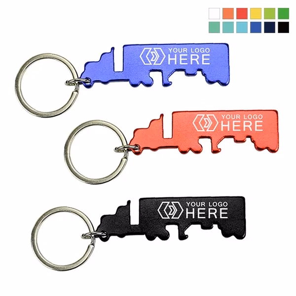 Truck Shape Bottle Opener Keychains
