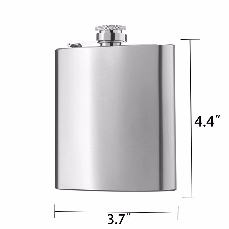 Portable Stainless Steel Whiskey Jug Customized Logo MOQ 50