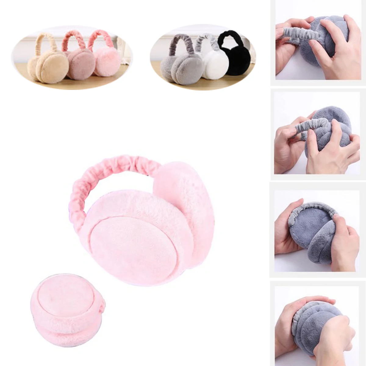 Folding Winter Ear Muff Ear Warmer 1