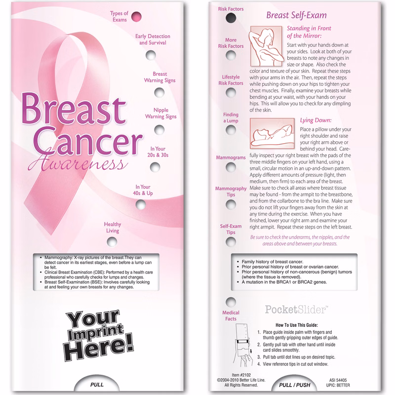 Pocket Slider - Breast Cancer Awareness