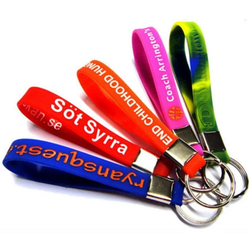 Silicone Bracelet Key Chain 1