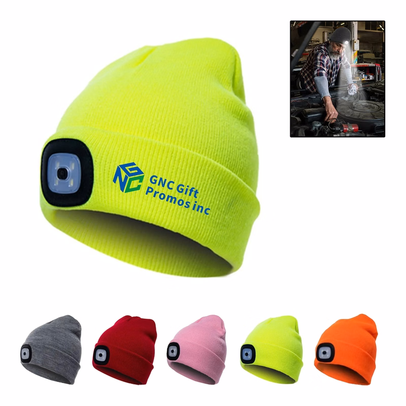 Knitted Hat LED Light 8.6"x8.2"