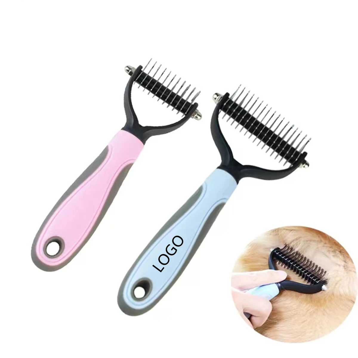 Shedding Comb And Dematting Tool For Pet 1