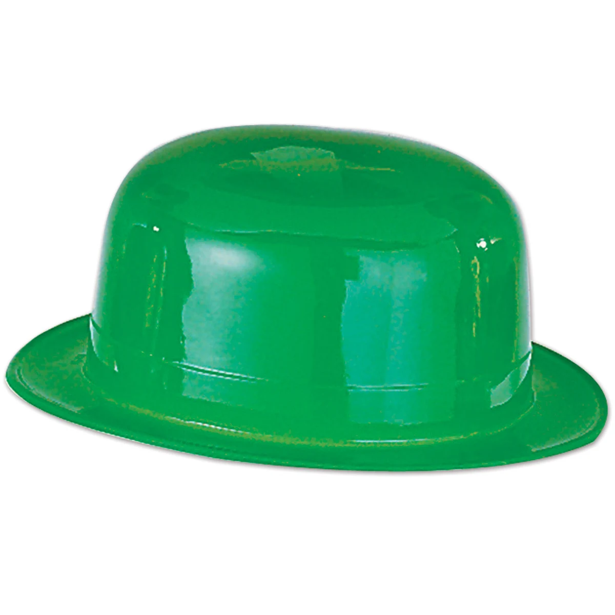 Green Plastic Derby Hat 1