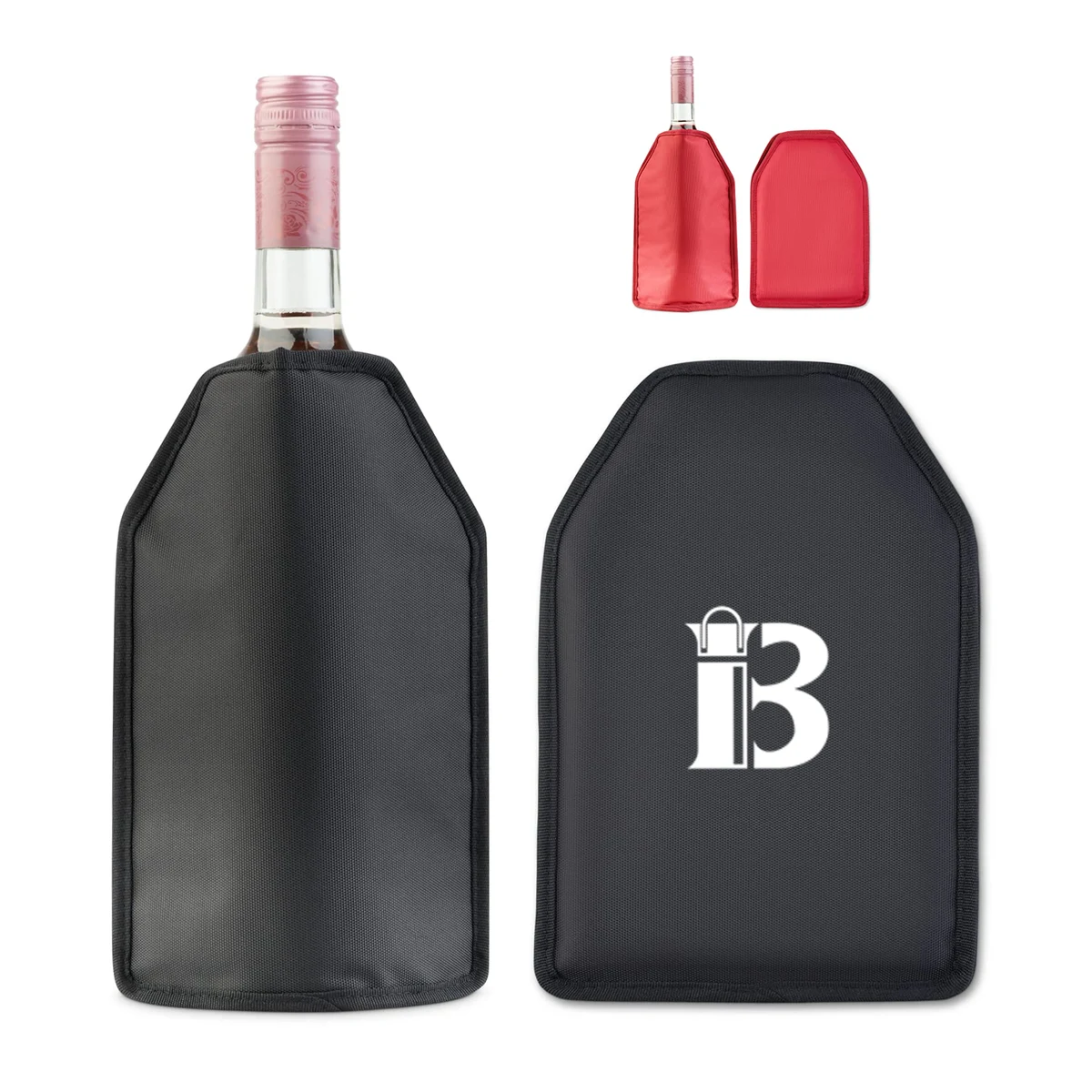 Gel Wine Cooler Sleeve, custom can cooler with logo imprint 1